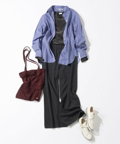 S size ONWARD(小さいサイズ) / エスサイズオンワード その他パンツ | 【見上愛さん着用/洗える】カシミヤブレンド ニット パンツ | 詳細14