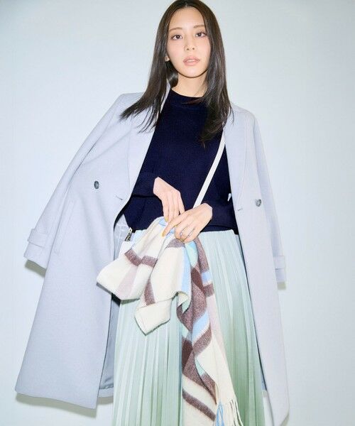 S size ONWARD(小さいサイズ) / エスサイズオンワード その他アウター | ウールライクロング チェスターコート | 詳細1