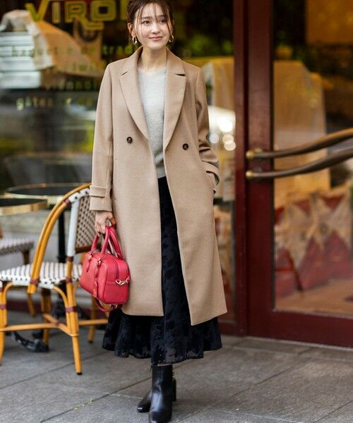 S size ONWARD(小さいサイズ) / エスサイズオンワード その他アウター | ウールライクロング チェスターコート | 詳細19