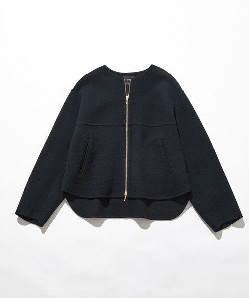 S size ONWARD(小さいサイズ) / エスサイズオンワード その他アウター | ウールライトリバー ノーカラー ショートコート | 詳細6