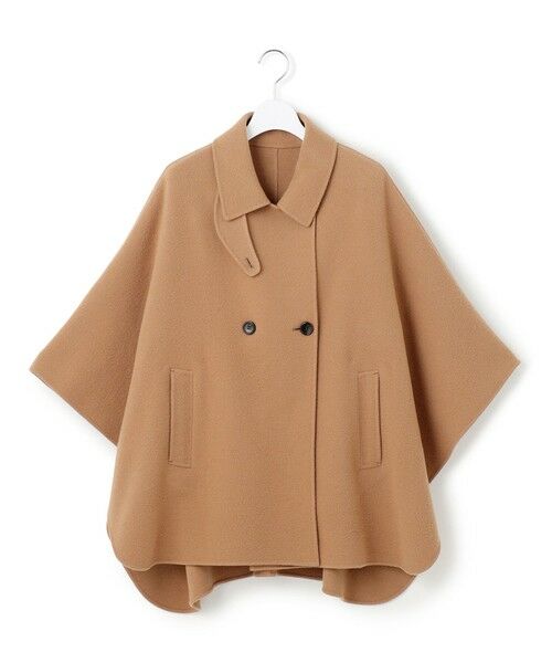 S size ONWARD(小さいサイズ) / エスサイズオンワード その他アウター | 【見上愛さん着用/Oggi12月号掲載】ウールライトリバー ポンチョシルエット コート | 詳細19