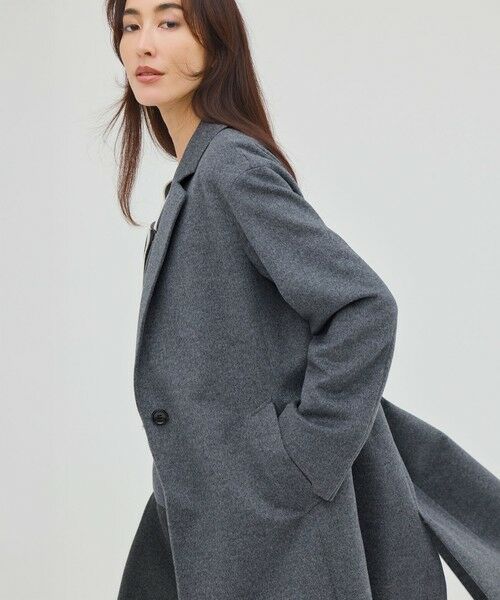 S size ONWARD(小さいサイズ) / エスサイズオンワード その他アウター | ウールカシミヤビーバー チェスター コート | 詳細1