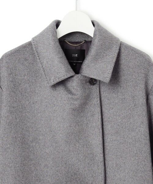 S size ONWARD(小さいサイズ) / エスサイズオンワード その他アウター | COLOMBOカシミヤビーバー ダブルフロント チェスターコート | 詳細14