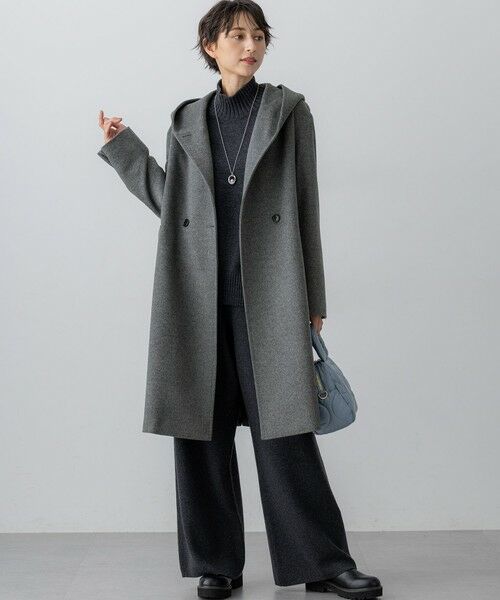 S size ONWARD(小さいサイズ) / エスサイズオンワード その他アウター | ウールカシミヤビーバー フーデット コート | 詳細2