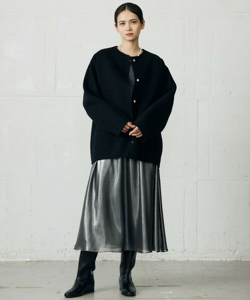 S size ONWARD(小さいサイズ) / エスサイズオンワード ミニ・ひざ丈スカート | 【カタログ掲載】シャイニーギャザー スカート | 詳細15