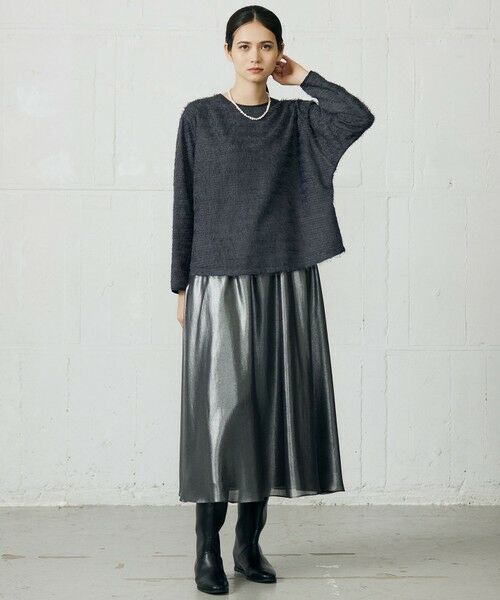 S size ONWARD(小さいサイズ) / エスサイズオンワード ミニ・ひざ丈スカート | 【カタログ掲載】シャイニーギャザー スカート | 詳細14