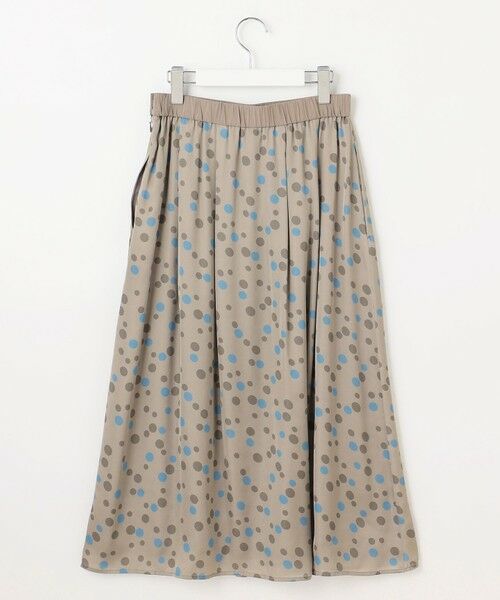 S size ONWARD(小さいサイズ) / エスサイズオンワード ミニ・ひざ丈スカート | マルチポルカドットプリント スカート | 詳細9