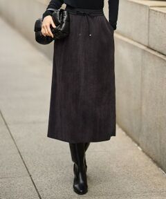 S size ONWARD(小さいサイズ) / エスサイズオンワード ミニ・ひざ丈スカート | 【SHIHOさん着用】ソフトコーデュロイ スカート