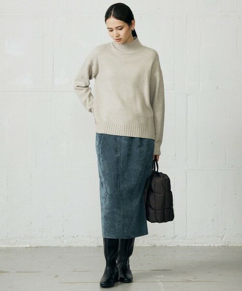 S size ONWARD(小さいサイズ) / エスサイズオンワード ミニ・ひざ丈スカート | 【SHIHOさん着用】ソフトコーデュロイ スカート | 詳細10