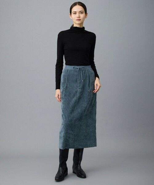 S size ONWARD(小さいサイズ) / エスサイズオンワード ミニ・ひざ丈スカート | 【SHIHOさん着用】ソフトコーデュロイ スカート | 詳細12