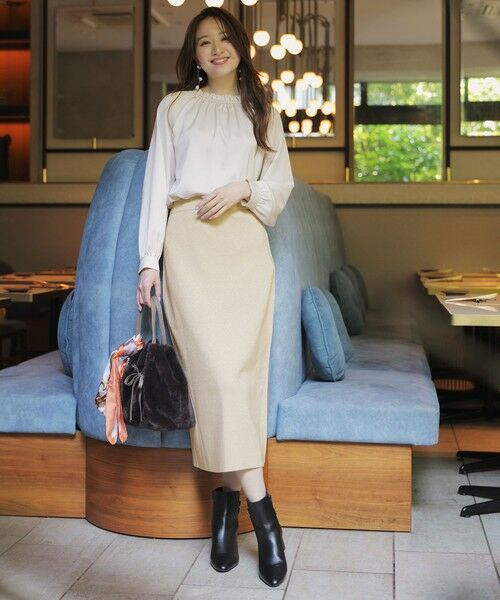 S size ONWARD(小さいサイズ) / エスサイズオンワード ミニ・ひざ丈スカート | CICA加工 ニット タイト スカート | 詳細11