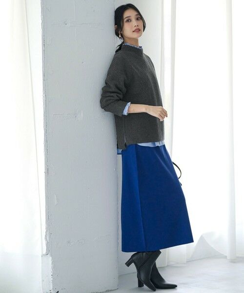 S size ONWARD(小さいサイズ) / エスサイズオンワード ミニ・ひざ丈スカート | CICA加工 ニット タイト スカート | 詳細14