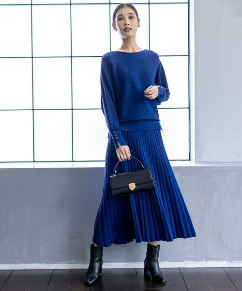 S size ONWARD(小さいサイズ) / エスサイズオンワード ミニ・ひざ丈スカート | CICA加工 ニット フレア スカート | 詳細14