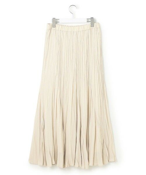 S size ONWARD(小さいサイズ) / エスサイズオンワード ロング・マキシ丈スカート | 【洗える】クラッシュ プリーツ ジョーゼット スカート | 詳細7