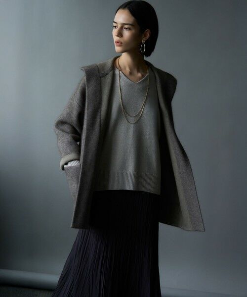 S size ONWARD(小さいサイズ) / エスサイズオンワード ロング・マキシ丈スカート | 【洗える】クラッシュ プリーツ ジョーゼット スカート | 詳細14