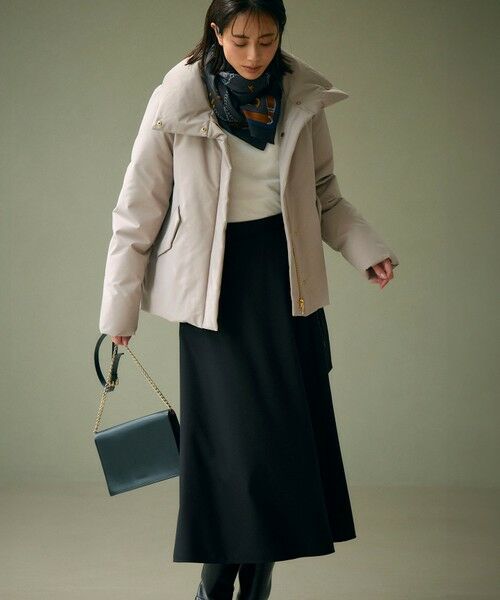 S size ONWARD(小さいサイズ) / エスサイズオンワード ミニ・ひざ丈スカート | 【VERY10月号掲載】メリノウールサテン スカート | 詳細2