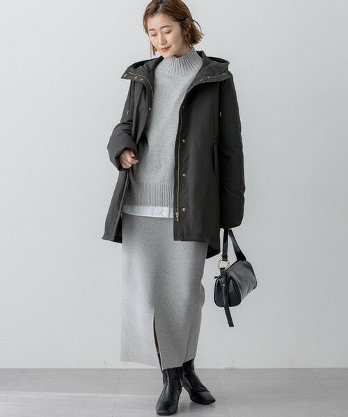 S size ONWARD(小さいサイズ) / エスサイズオンワード ミニ・ひざ丈スカート | 【VERY掲載/洗える】カシミヤブレンド Iライン ニットスカート | 詳細8