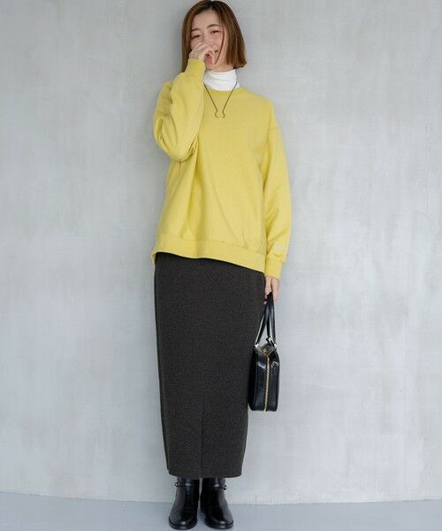 S size ONWARD(小さいサイズ) / エスサイズオンワード ミニ・ひざ丈スカート | 【VERY掲載/洗える】カシミヤブレンド Iライン ニットスカート | 詳細22