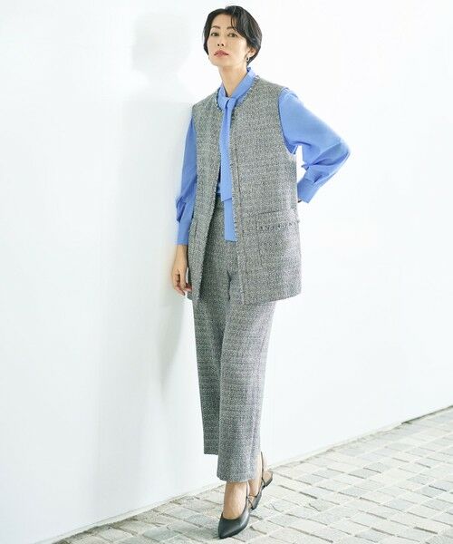 S size ONWARD(小さいサイズ) / エスサイズオンワード シャツ・ブラウス | 【カタログ掲載】ナチュラルタッチボウタイ ブラウス | 詳細4