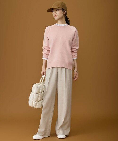 S size ONWARD(小さいサイズ) / エスサイズオンワード シャツ・ブラウス | 【カタログ掲載】ナチュラルタッチスタンドカラー ブラウス | 詳細3