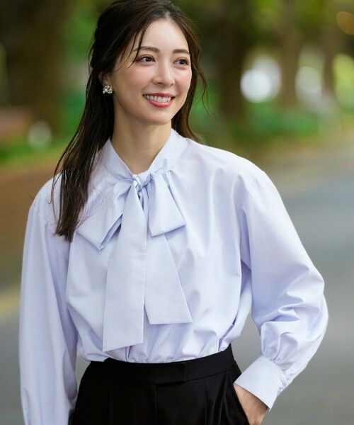 S size ONWARD(小さいサイズ) / エスサイズオンワード シャツ・ブラウス | 【2WAY】リボンギャザー ブラウス | 詳細11