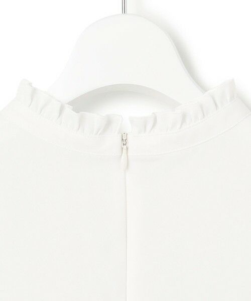 S size ONWARD(小さいサイズ) / エスサイズオンワード シャツ・ブラウス | 【洗える】バックサテンアムンゼン フリルデザインシャツ | 詳細12