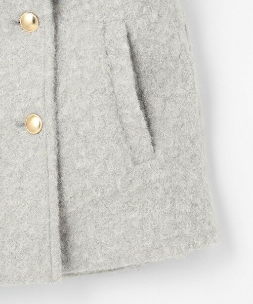 S size ONWARD(小さいサイズ) / エスサイズオンワード ピーコート | 【2WAY】ブークレーシャギーラメ アウター | 詳細15