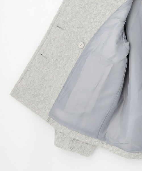 S size ONWARD(小さいサイズ) / エスサイズオンワード ピーコート | 【2WAY】ブークレーシャギーラメ アウター | 詳細18