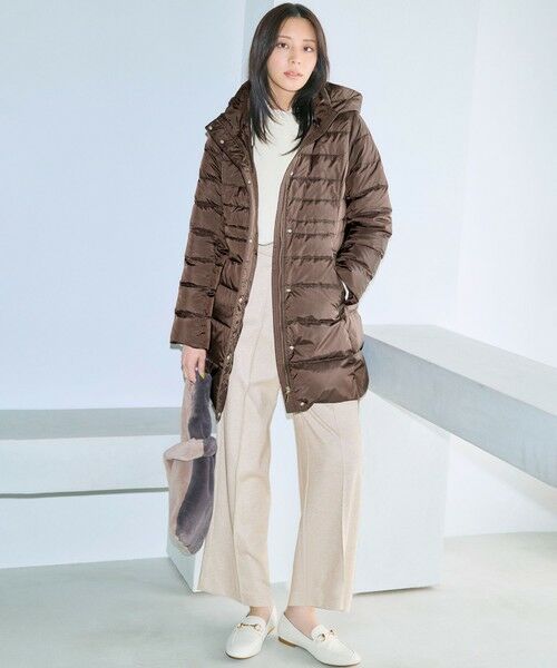 S size ONWARD(小さいサイズ) / エスサイズオンワード ダウンジャケット・ベスト | 【2WAY】シルキータフタロング ダウン | 詳細7