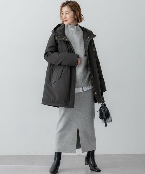 S size ONWARD(小さいサイズ) / エスサイズオンワード ダウンジャケット・ベスト | 【一部店舗限定/滝沢眞規子さん着用/撥水加工】ミリタリー フーデット ダウンコート | 詳細3