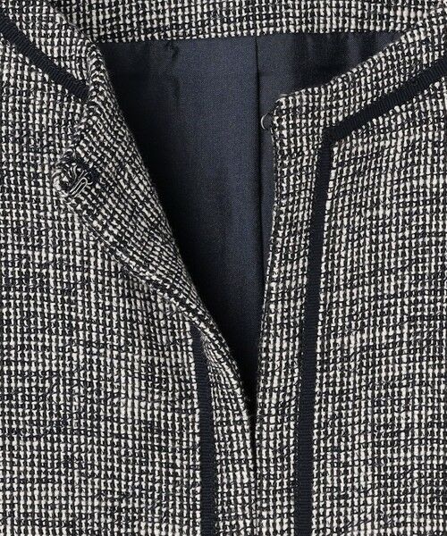 S size ONWARD(小さいサイズ) / エスサイズオンワード ノーカラージャケット | ライトストレッチ ツイード ジャケット | 詳細13