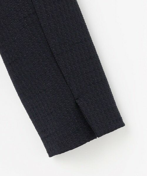 S size ONWARD(小さいサイズ) / エスサイズオンワード ノーカラージャケット | リップルボーダーストレッチ ジャケット | 詳細11