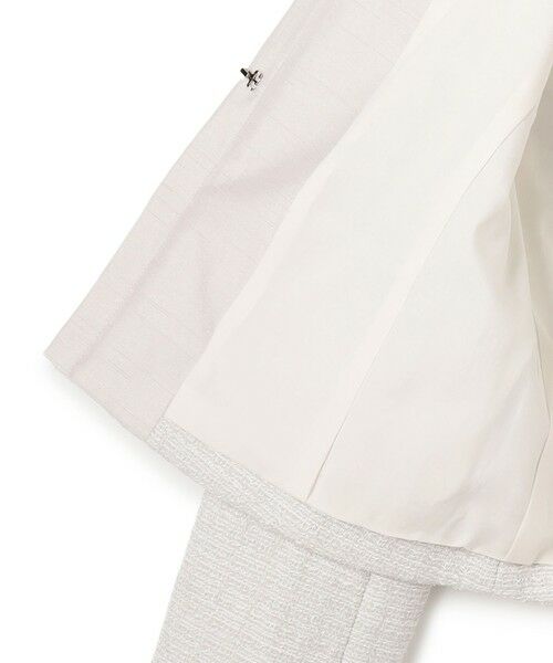 S size ONWARD(小さいサイズ) / エスサイズオンワード ノーカラージャケット | 【セットアップ対応】ライトシャインツイード ノーカラージャケット | 詳細16