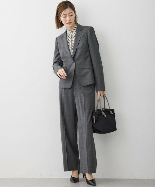 S size ONWARD(小さいサイズ) / エスサイズオンワード テーラードジャケット | 【セットアップ対応】ファインネスウール 一つ釦 ジャケット | 詳細6