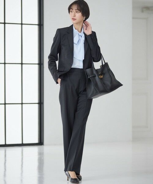 S size ONWARD(小さいサイズ) / エスサイズオンワード テーラードジャケット | 【セットアップ対応】ファインネスウール 一つ釦 ジャケット | 詳細9