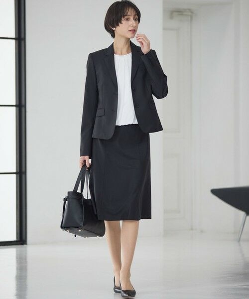 S size ONWARD(小さいサイズ) / エスサイズオンワード テーラードジャケット | 【セットアップ対応】ファインネスウール 二つ釦 ジャケット | 詳細2