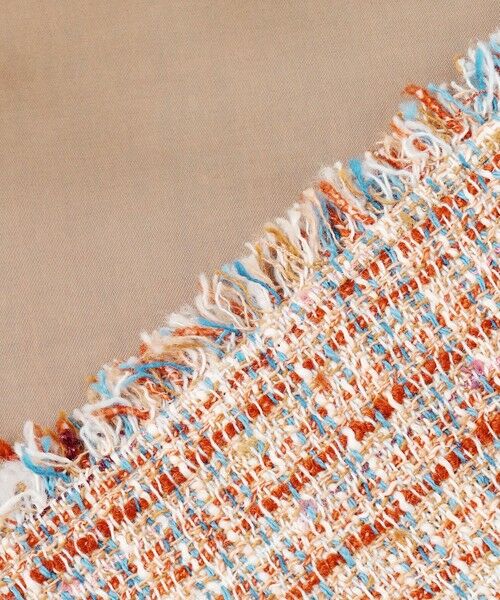 S size ONWARD(小さいサイズ) / エスサイズオンワード ノーカラージャケット | GIOLICAツイード ノーカラー ボタン ジャケット | 詳細14