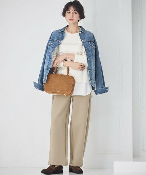 S size ONWARD(小さいサイズ) / エスサイズオンワード Gジャン・デニムジャケット | 【滝沢眞規子さん着用/RED CARD TOKYO×23区】オーバーサイズ デニム ジャケット | 詳細11