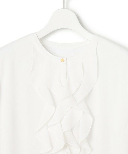 S size ONWARD(小さいサイズ) / エスサイズオンワード シャツ・ブラウス | 【洗える】ジョーゼットフリル ブラウス | 詳細6
