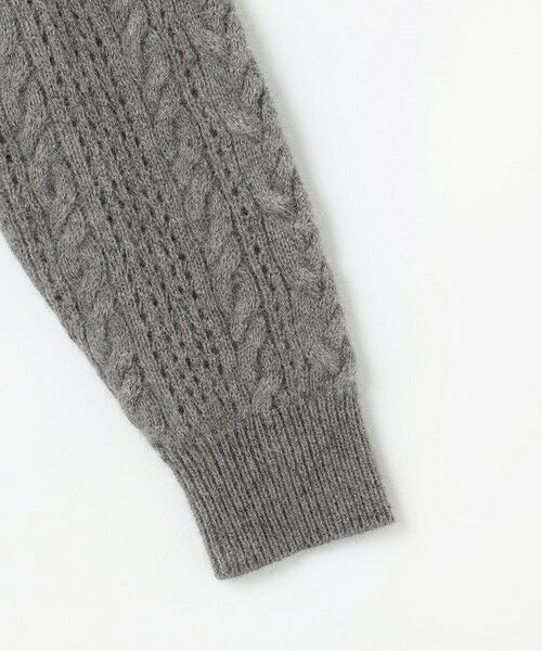 S size ONWARD(小さいサイズ) / エスサイズオンワード ニット・セーター | 【SHIHOさん着用】ラメフォックスケーブル ニット | 詳細12