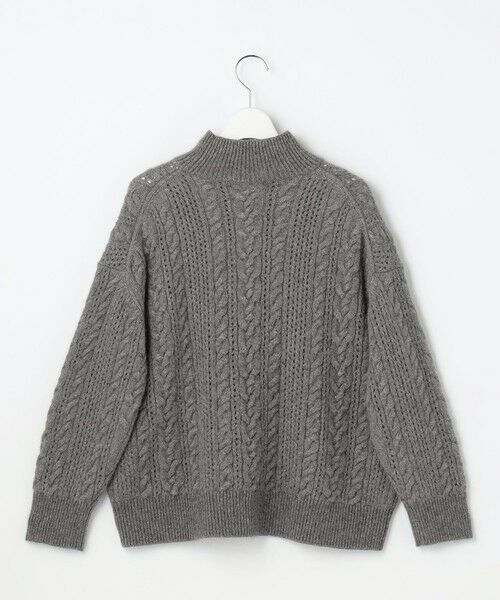 S size ONWARD(小さいサイズ) / エスサイズオンワード ニット・セーター | 【SHIHOさん着用】ラメフォックスケーブル ニット | 詳細16