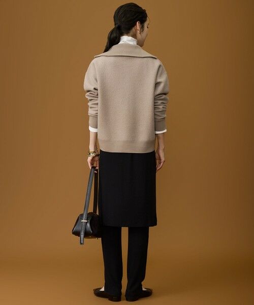 S size ONWARD(小さいサイズ) / エスサイズオンワード ニット・セーター | 【SHIHOさん着用】ボイルドウールハーフジップ ニット | 詳細2