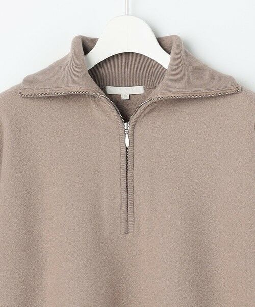 S size ONWARD(小さいサイズ) / エスサイズオンワード ニット・セーター | 【SHIHOさん着用】ボイルドウールハーフジップ ニット | 詳細4