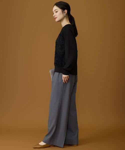 S size ONWARD(小さいサイズ) / エスサイズオンワード ニット・セーター | ジャカードコンビ プルオーバー | 詳細9