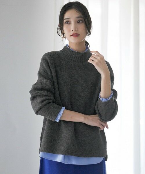 S size ONWARD(小さいサイズ) / エスサイズオンワード ニット・セーター | ハイネックAir ニット | 詳細1