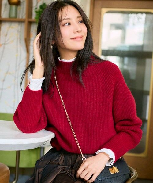 S size ONWARD(小さいサイズ) / エスサイズオンワード ニット・セーター | ハイネックAir ニット | 詳細5