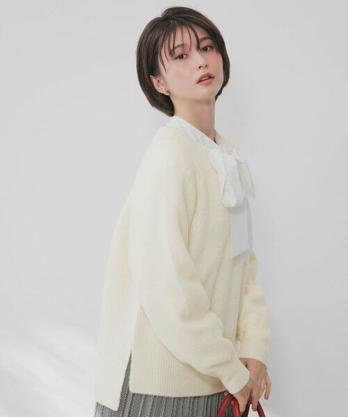 S size ONWARD(小さいサイズ) / エスサイズオンワード ニット・セーター | ボートネックAir ニット | 詳細1