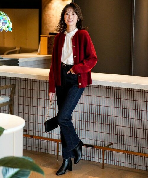 S size ONWARD(小さいサイズ) / エスサイズオンワード カーディガン・ボレロ | 【前後着用可能】Airニット カーディガン | 詳細9