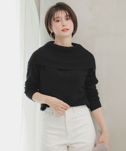 S size ONWARD(小さいサイズ) / エスサイズオンワード ニット・セーター | 【WEB・一部店舗限定】オフショルダー ニット | 詳細6