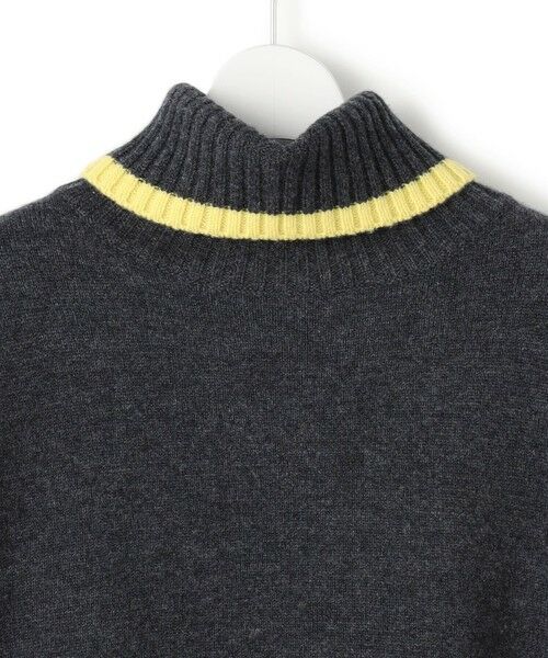 S size ONWARD(小さいサイズ) / エスサイズオンワード ニット・セーター | 【洗える】ウールカシミヤ コンビカラー オフタートル ニット | 詳細5